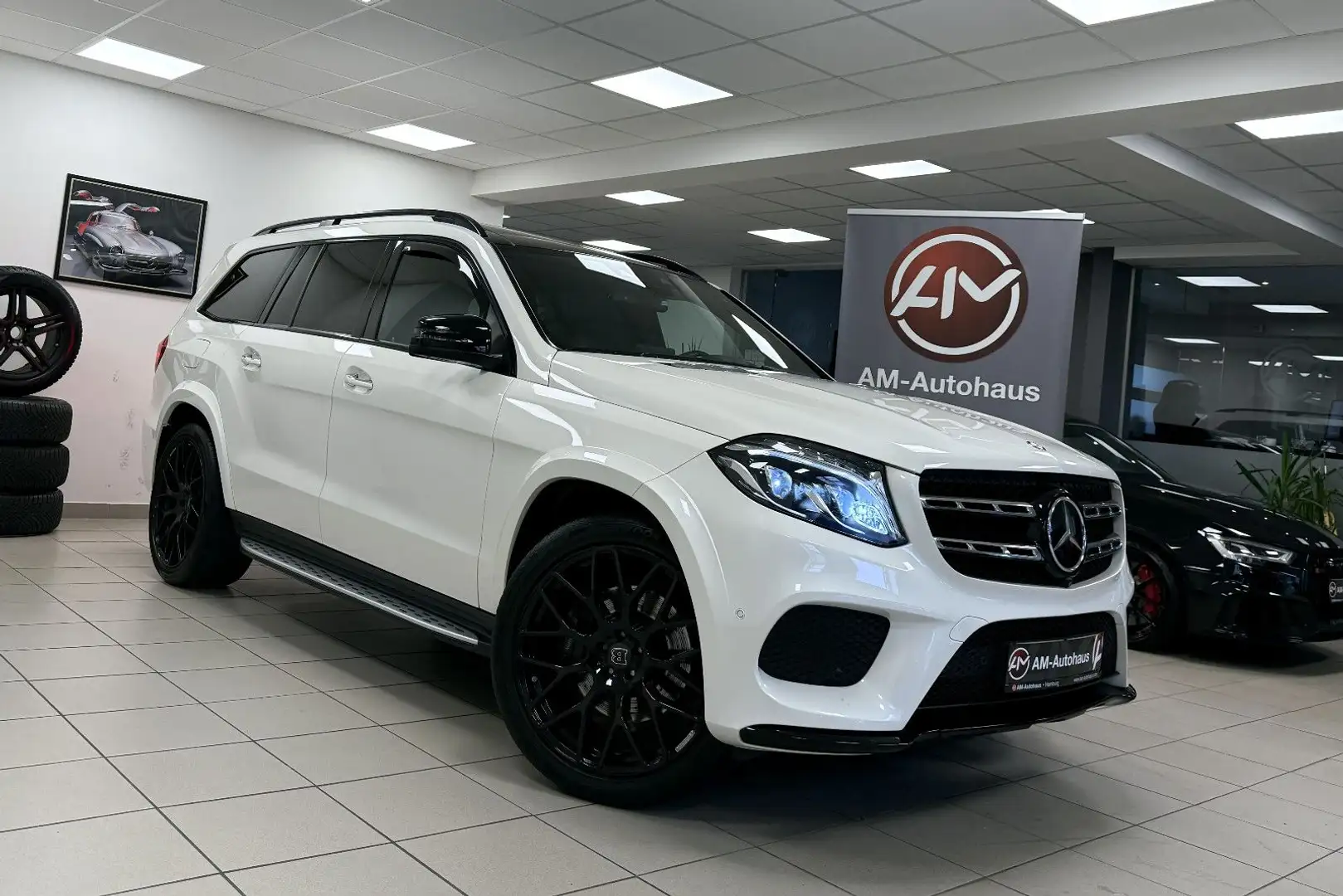 Mercedes-Benz GLS 350 d 4M *7Sitze*AMG*NIGHT*PanSD*AHK*ACC*H&K Blanc - 1