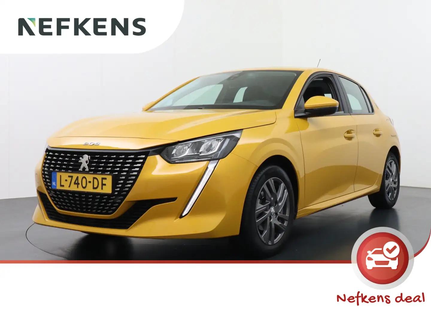 Peugeot 208 Active Pack 75 pk | Navigatie via Apple Carplay/An Geel - 1