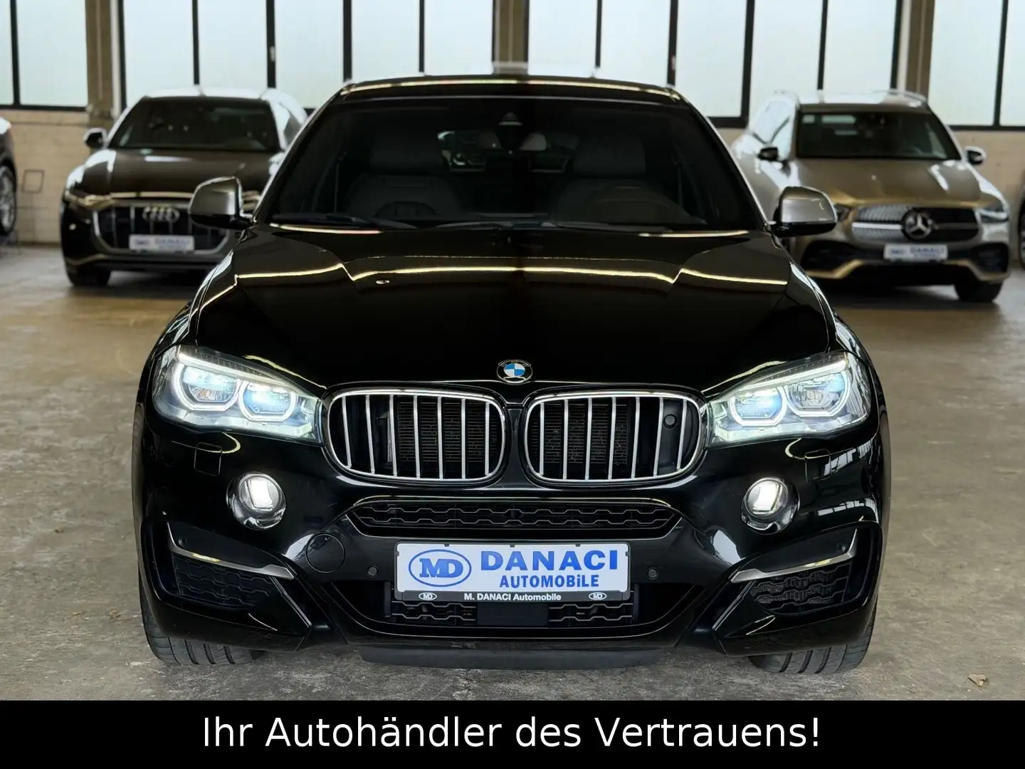 BMW X6 M *Night Vision*ACC*HUD*AHK*LED*BMW SERVICE Schwarz - 2