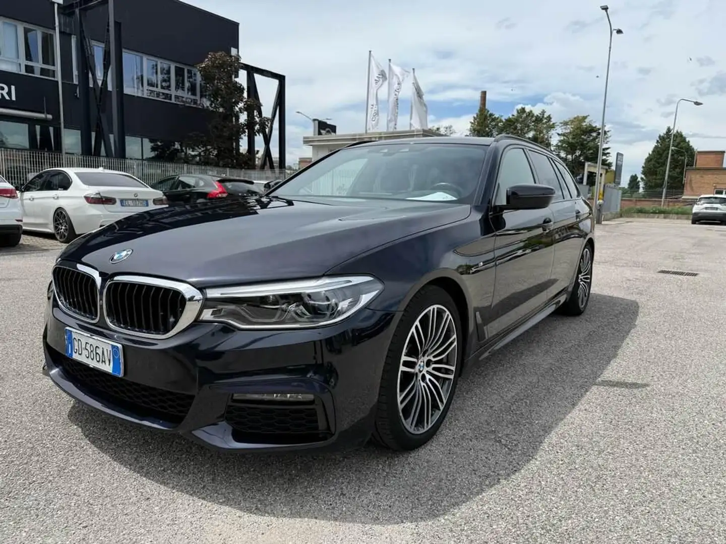 BMW 520 d Touring mhev 48V xdrive Msport auto Nero - 1