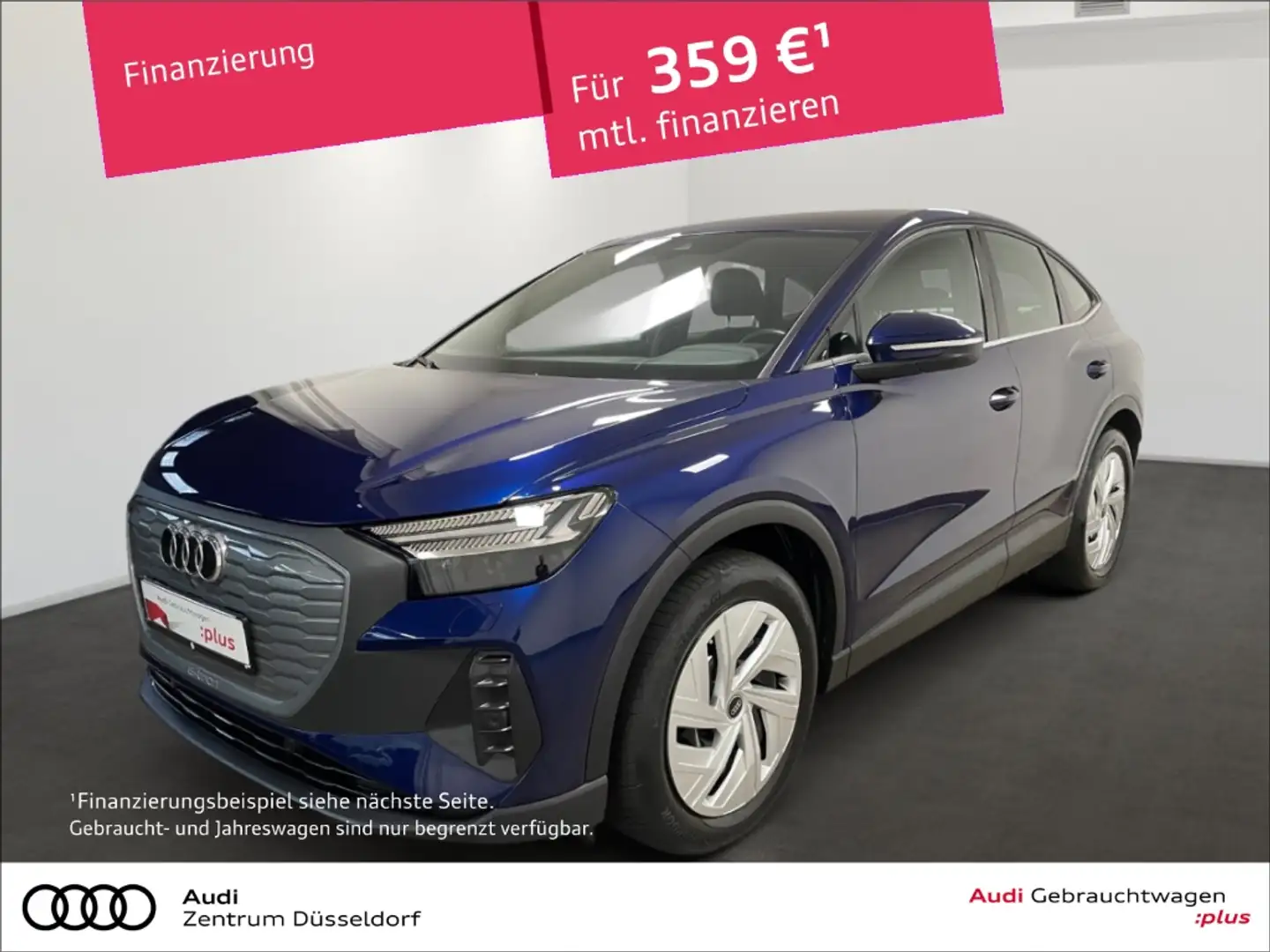 Audi Q4 e-tron SPORTBACK 40 MATRIX AHK MMi LED Blau - 1
