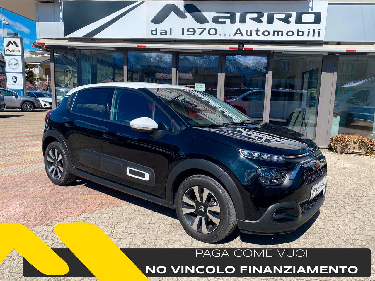 Citroen C3 Shine BICOLOR vetri privacy-cerchi diamantati