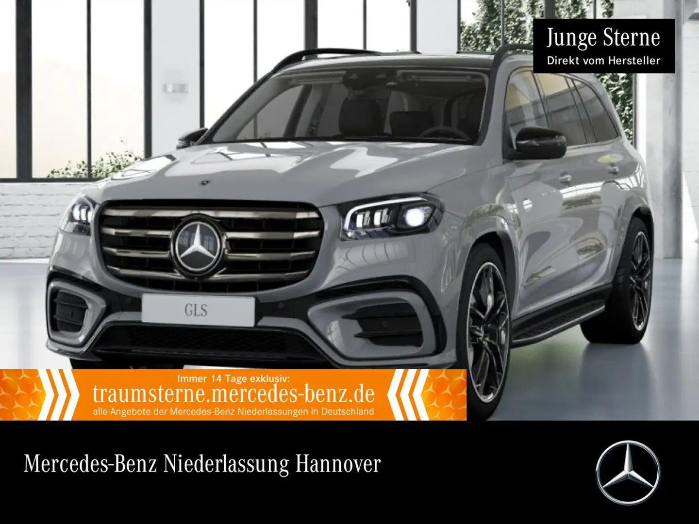 Mercedes-Benz GLS 450 d 4M AMG+NIGHT+PANO+360+AHK+MULTIBEAM+HUD Gris - 1