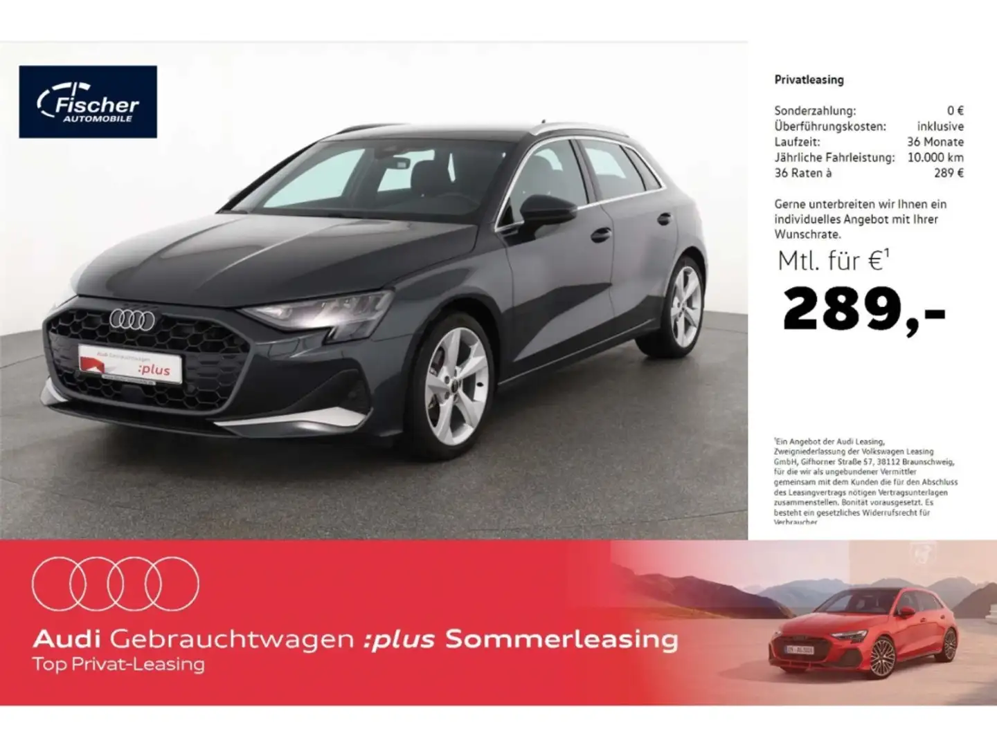 Audi A3 Sportback 35 TFSI advanced Grau - 1