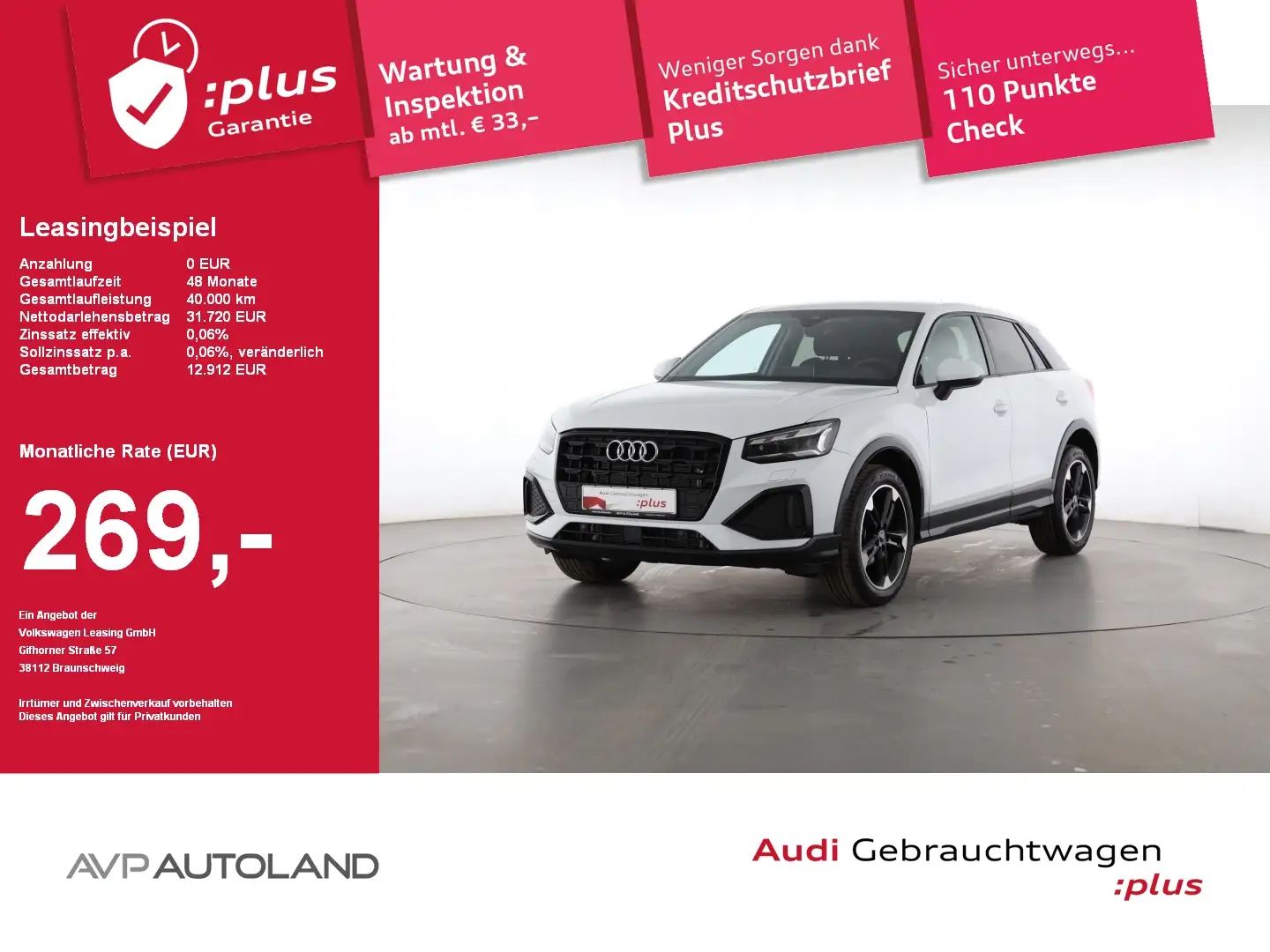 Audi Q2 30 TDI S tronic advanced | MATRIX-LED Weiß - 1