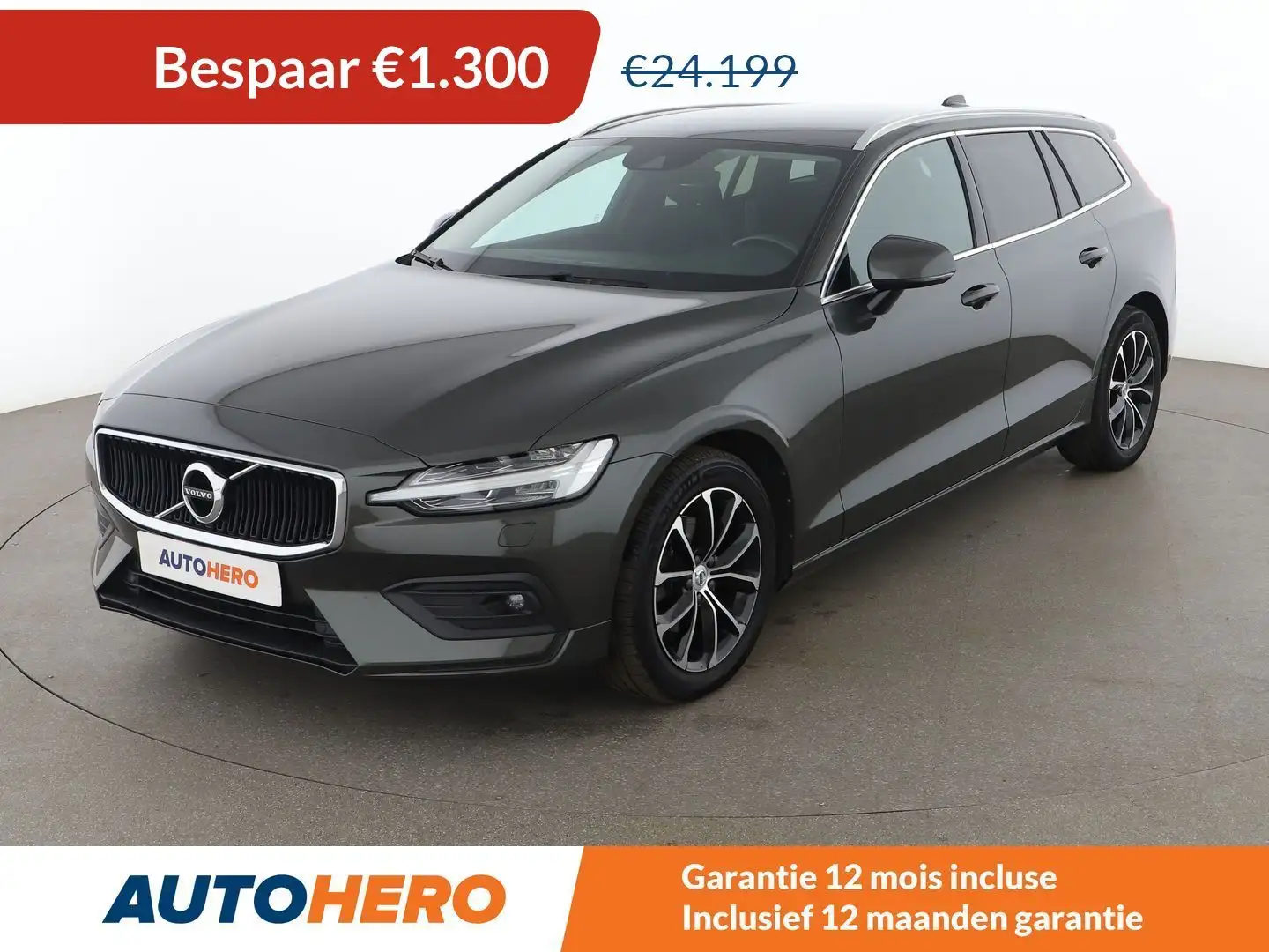 Volvo V60 2.0 D4 Momentum Pro Gris - 1