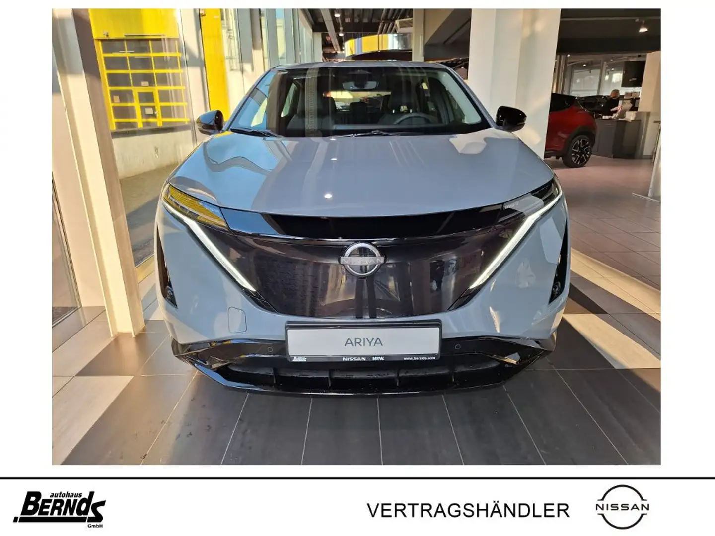 Nissan Ariya ❗️Nur 1 Stück 🩶 63KW💪 -NRW- CCS*NAVI*TEILLEDER*K Grau - 2