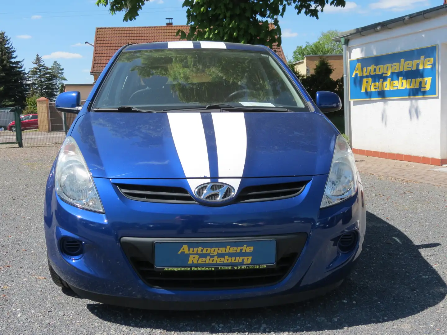 Hyundai i20 Edition + 2.Hd.!!Erst 84Tkm!!Klima!! 5-türig!! Kék - 2