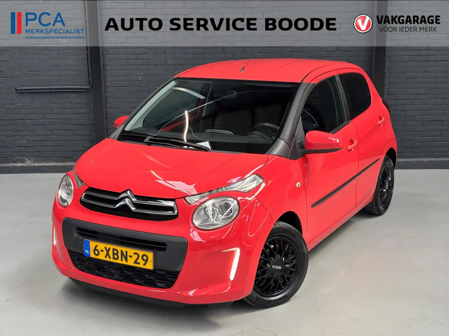 Citroen C1 5-deurs 1.0 e-VTi Feel - airconditioning - NAP Rood - 1