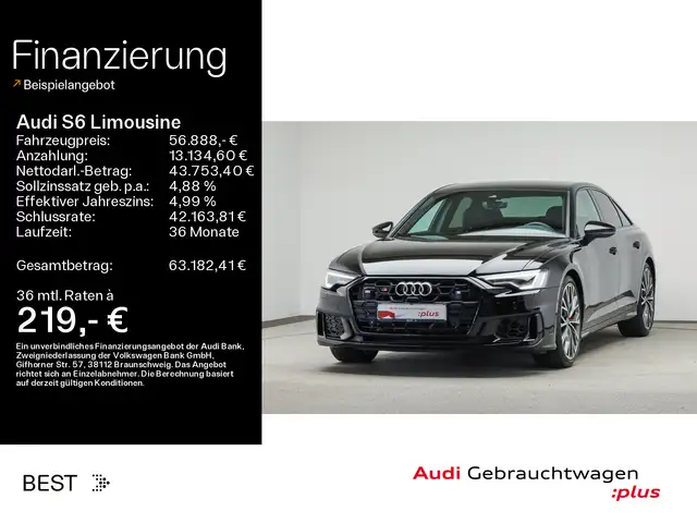 Audi S6 Black*B&O*Stndhzg*Kamera*Navi