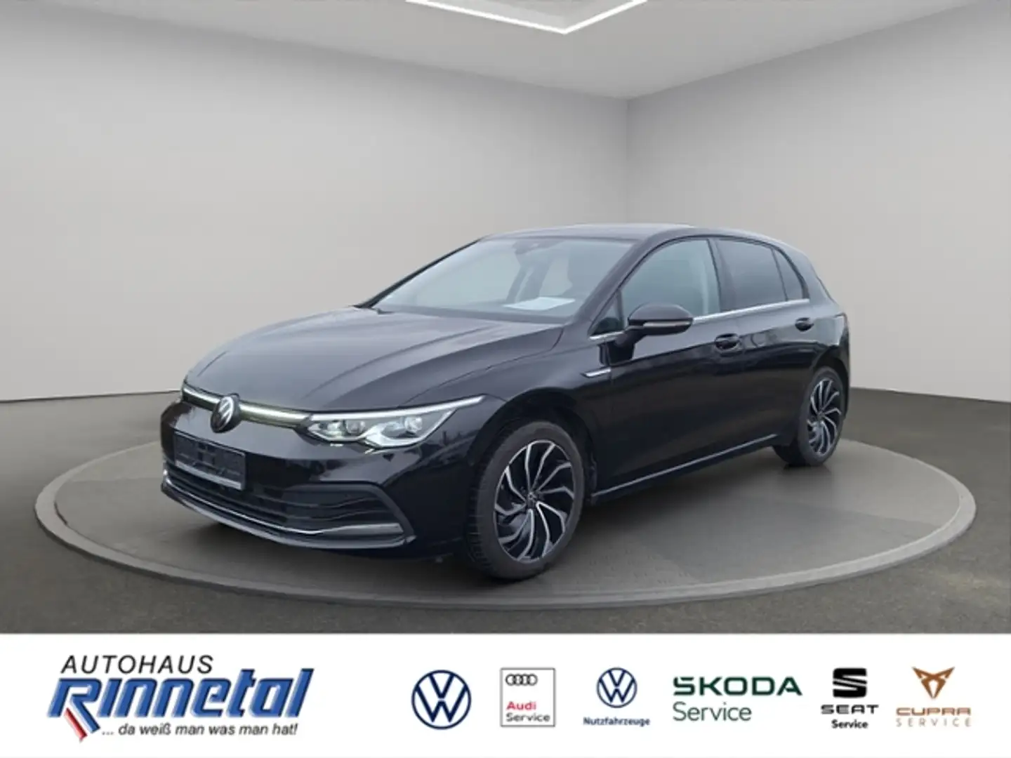 Volkswagen Golf VIII 1.5 TSI Style LED PLUS+NAVI+KEYLESS+KAMERA+A Schwarz - 1