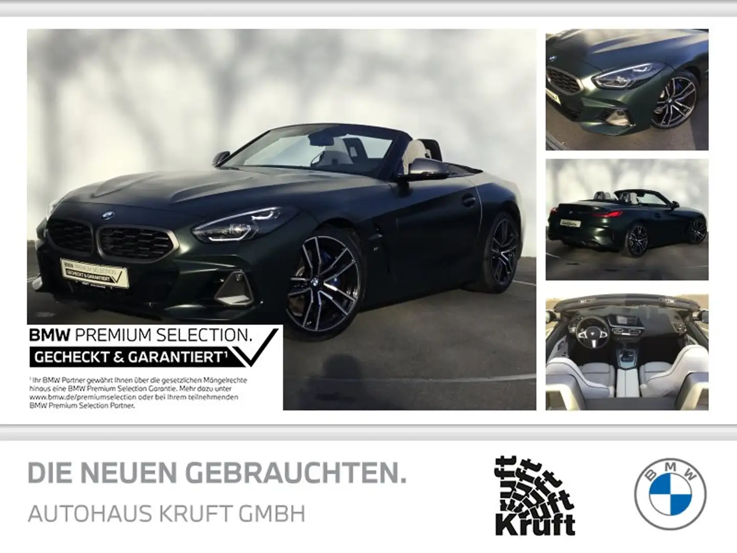 BMW Z4 M40i LC PROF+HUD+LED+KAMERA+HK SOUND+LM19 Grün - 1