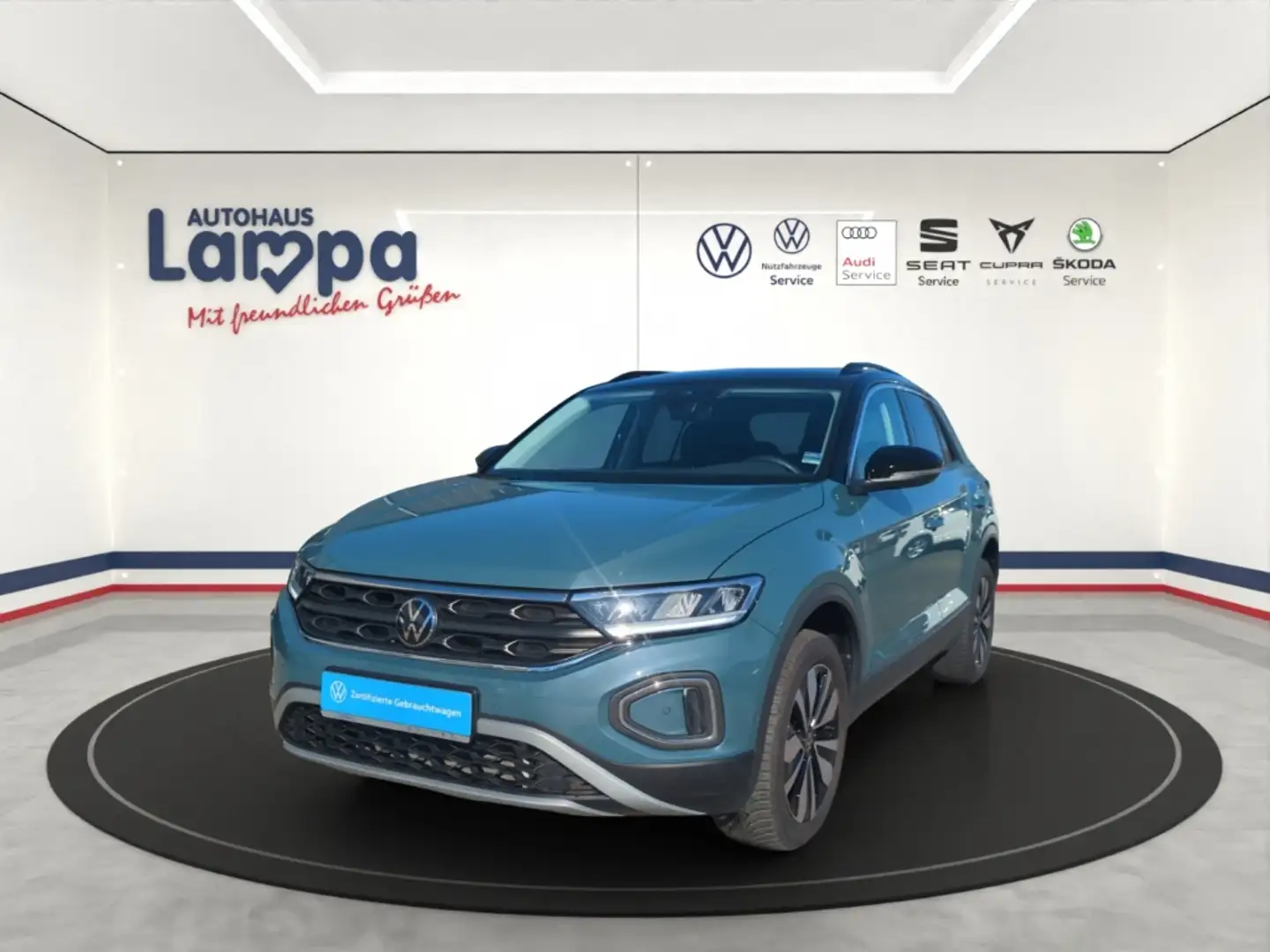 Volkswagen T-Roc Life 1.5 TSI DSG NAV,RFK,PDC,SHZ,DAB+,LED Bleu - 2