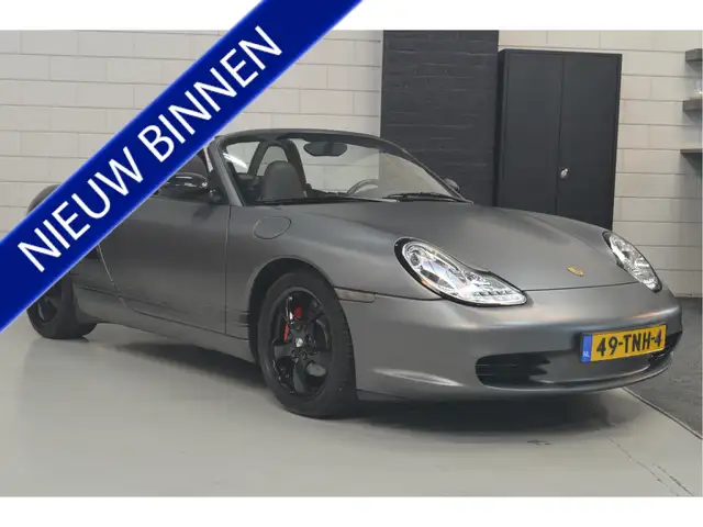 Porsche Boxster 2.7 Cabrio // GRIJS GEWRAPT // CLIMA // SPORTUITLA