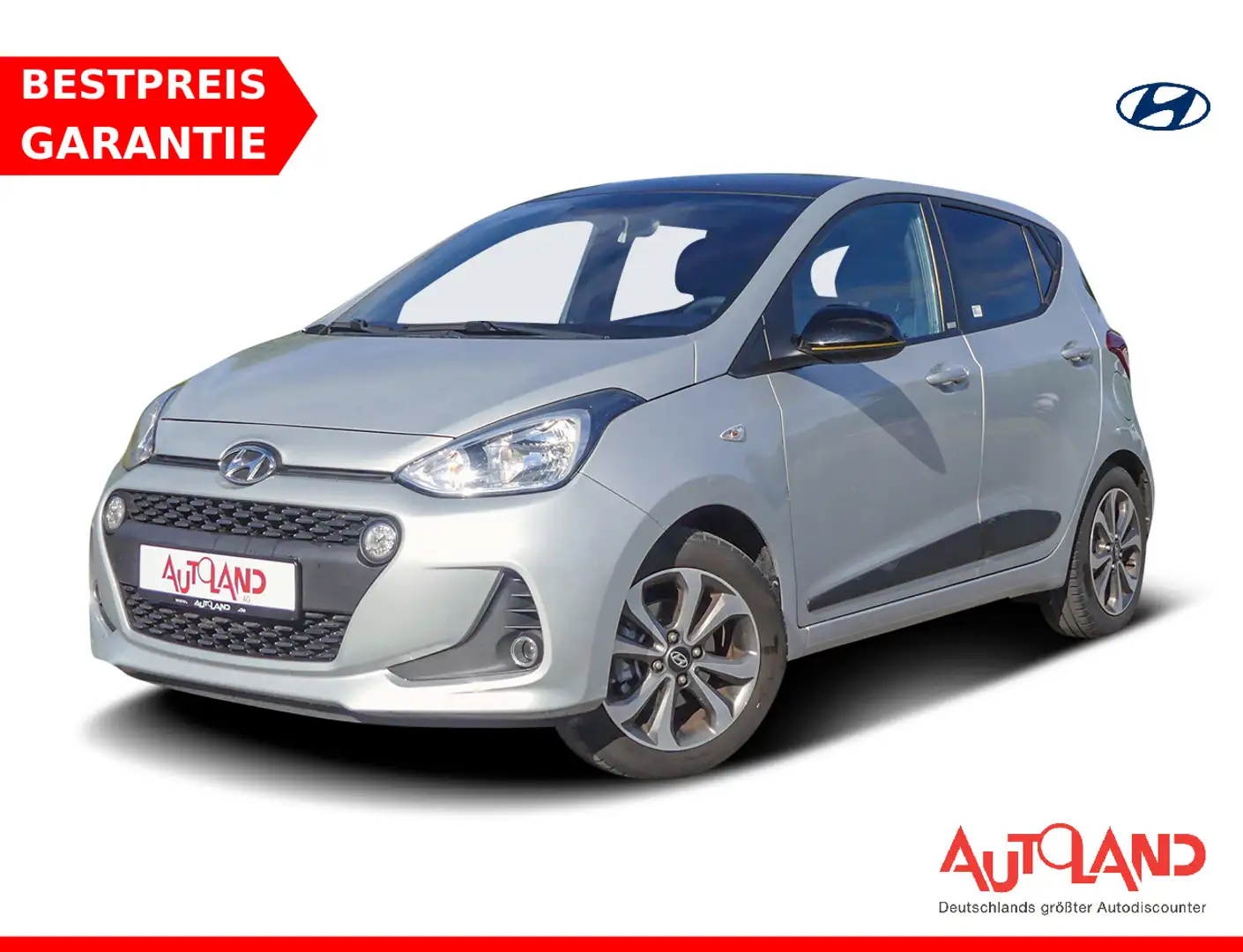 Hyundai i10 1.2 Passion + Navi Sitzheizung Android Apple Gris - 1
