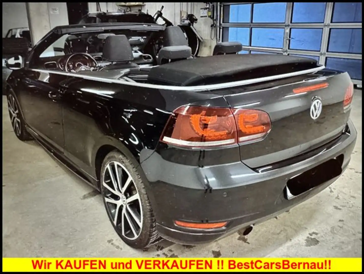 Volkswagen Golf Cabriolet VI Lounge BMT Navi SzHz Xenon Noir - 2