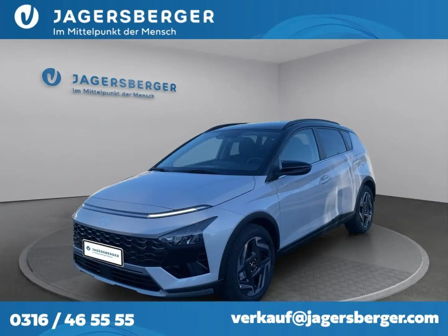 Hyundai BAYON 1,0 T-GDI Trend Line DCT Aut. Schwarz - 1