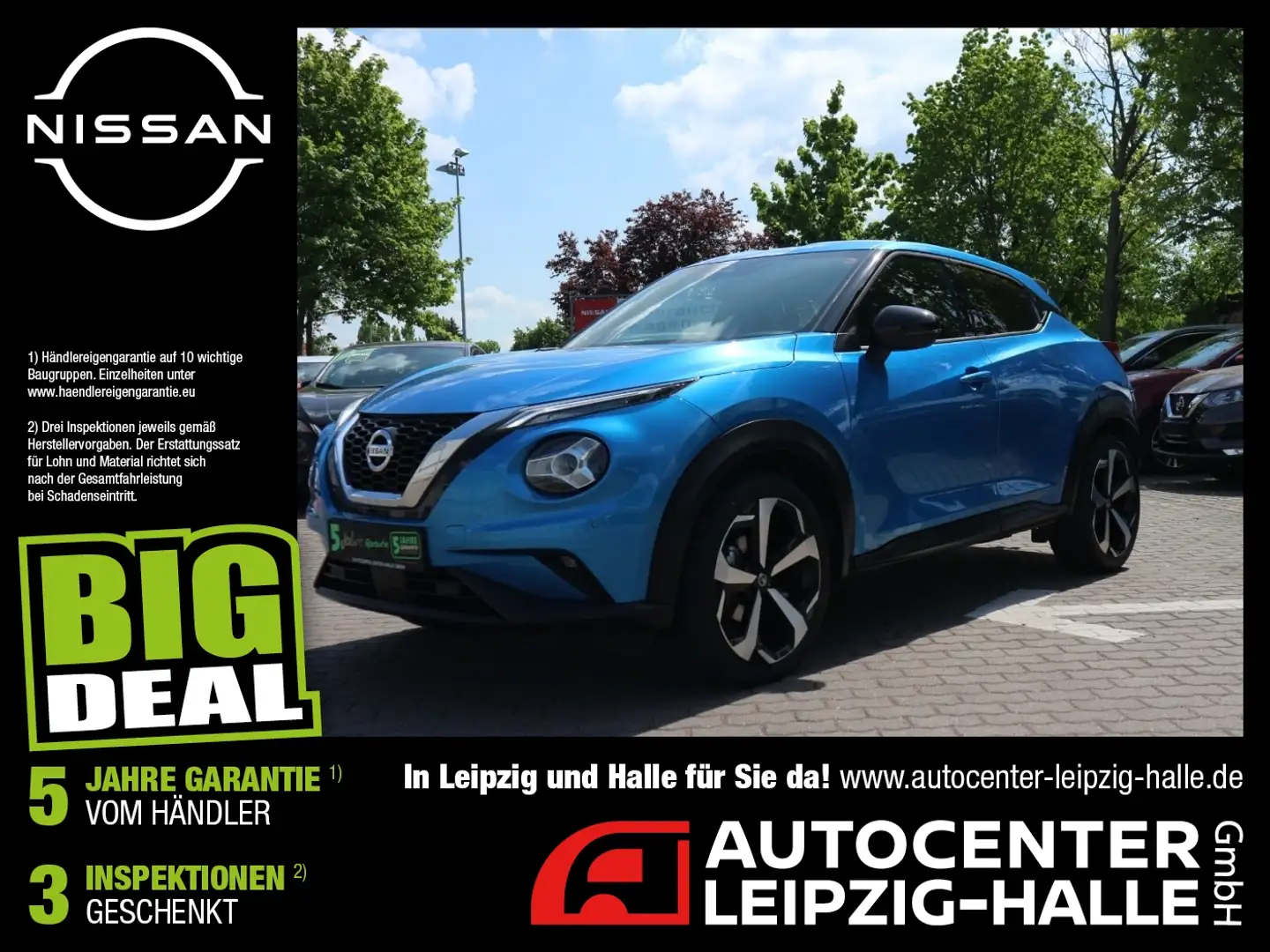 Nissan Juke 1.0 DIG-T DCT Tekna 360º Kamera, AHK , Bose Blue - 1