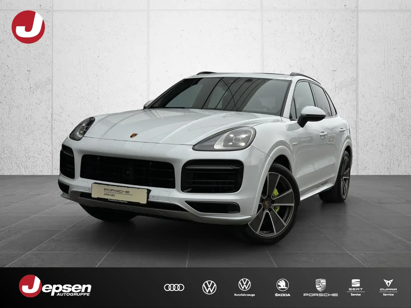 Porsche Cayenne E-Hybrid SportDesign Paket Panoramadach Weiß - 1