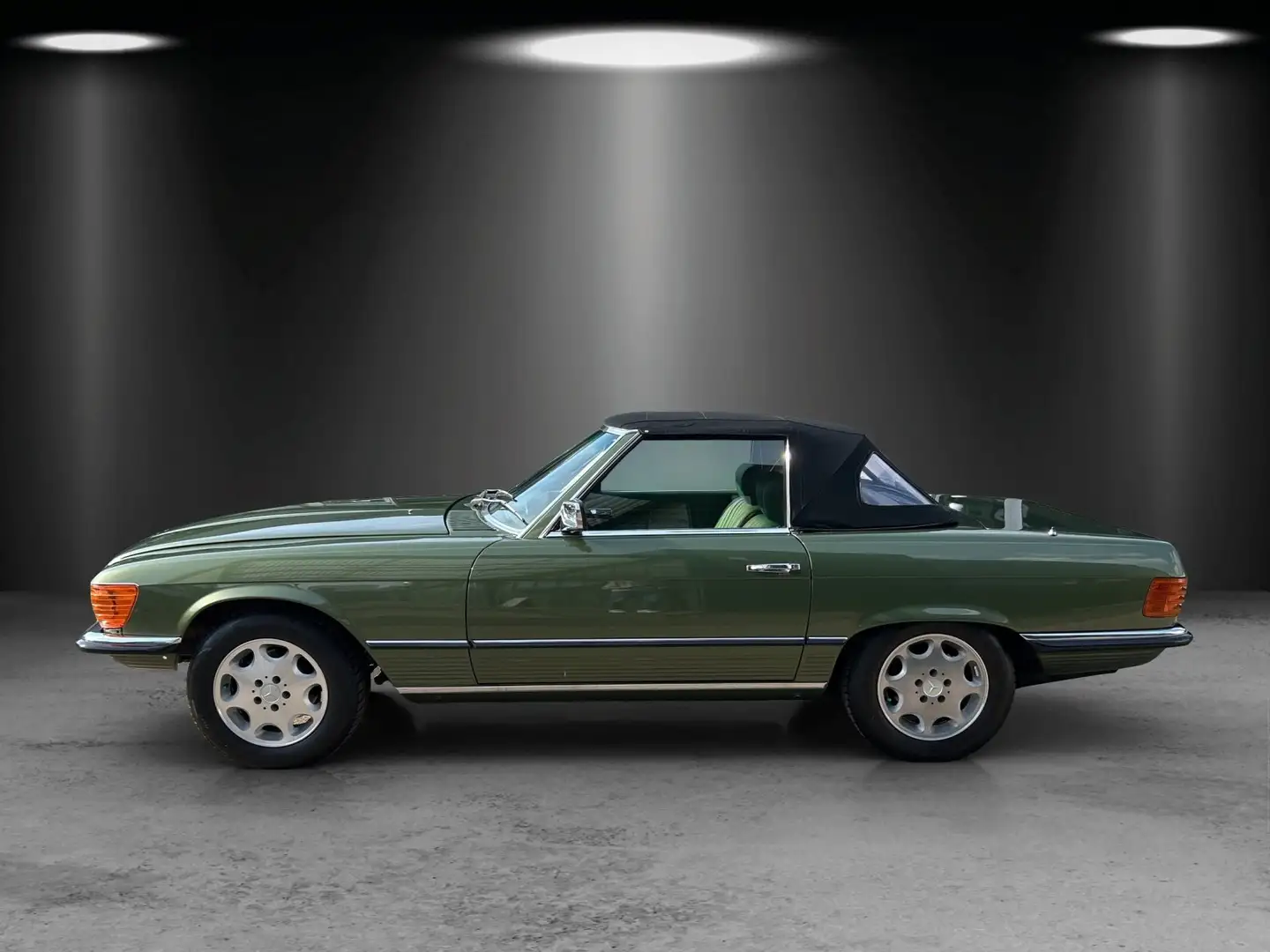 Mercedes-Benz 280 SL AUFWENDIG ÜBERHOLT/30 Jahre 1 Hand! Vert - 2