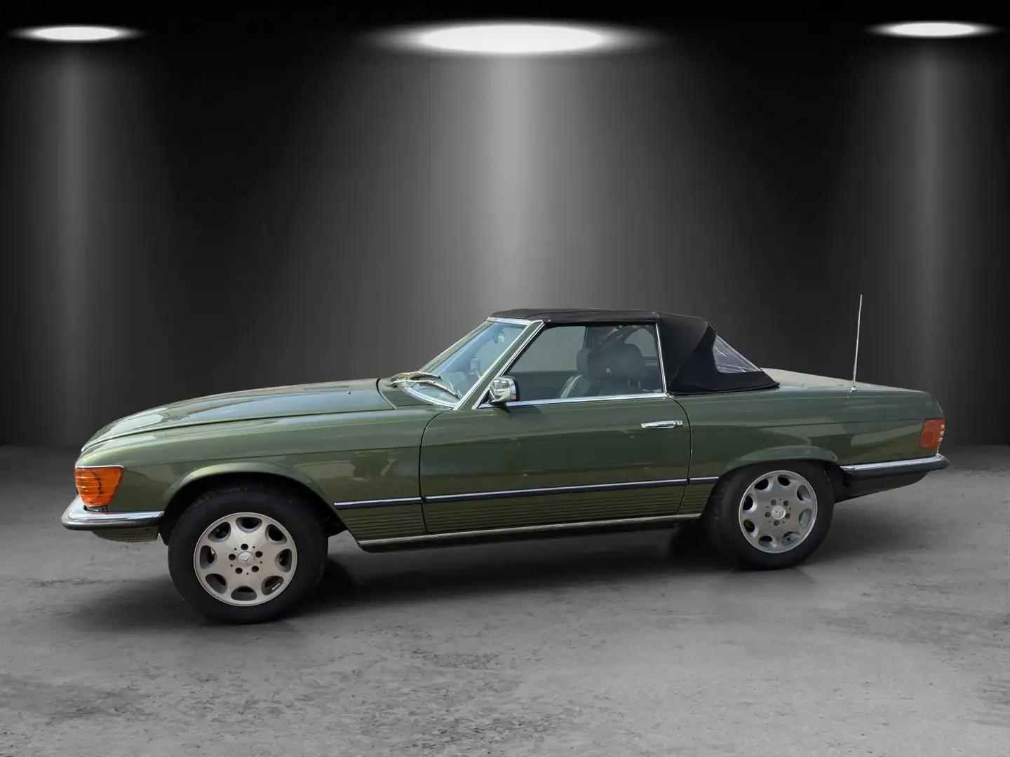 Mercedes-Benz 280 SL AUFWENDIG ÜBERHOLT/30 Jahre 1 Hand! Grün - 2