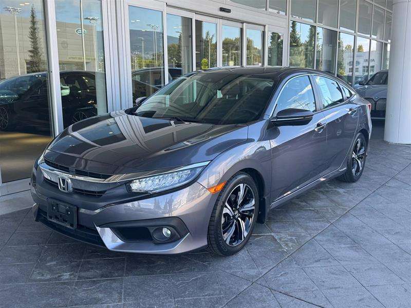 2018 Honda Civic Sedan Touring CVT | New Tires | Locally Owned — снимка 1