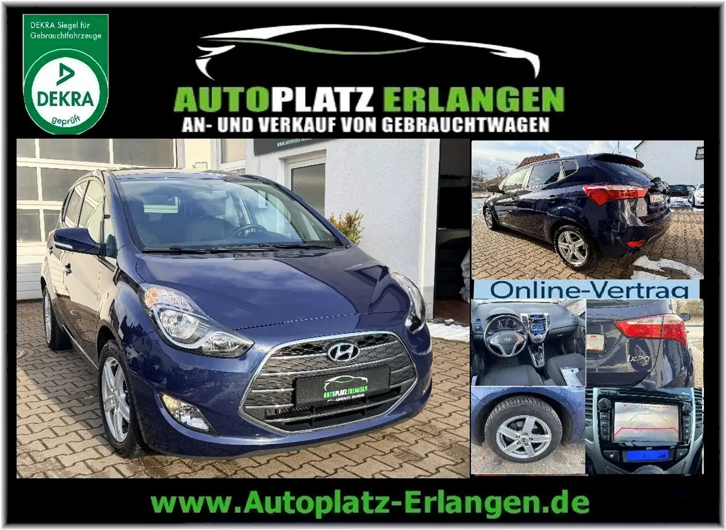 Hyundai iX20 Space Plus *CAM*SHZ*NAVI* Bleu - 1