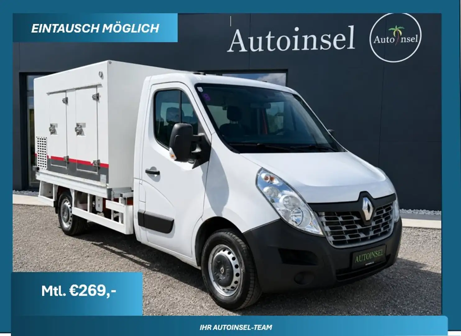 Renault Master L2H1 3,5t Koffer Kühlwagen AHK Orange - 1