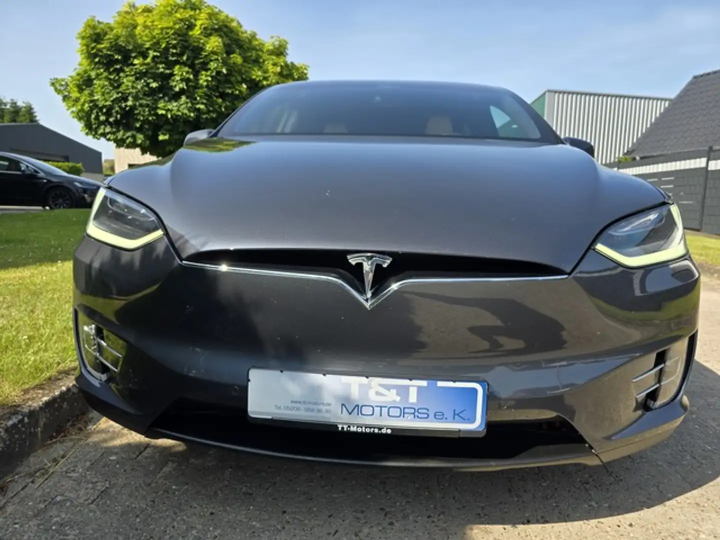 Tesla Model X Long Range*6Sitze*AHK*Kaltwetter*22* Grau - 1