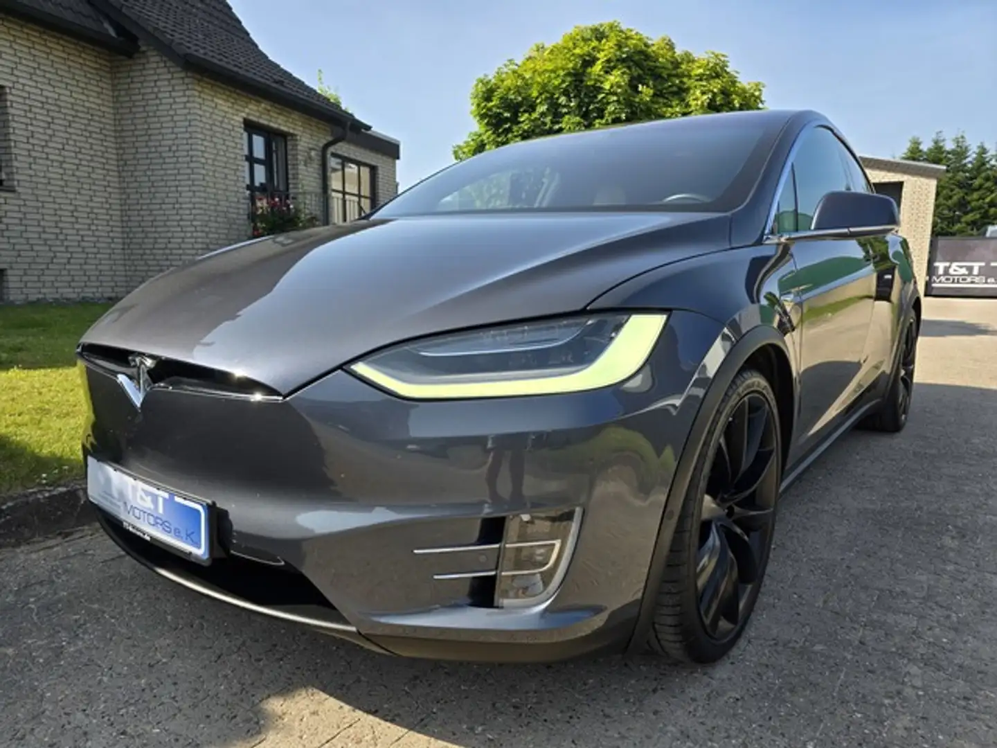 Tesla Model X Long Range*6Sitze*AHK*Kaltwetter*22* Grau - 1