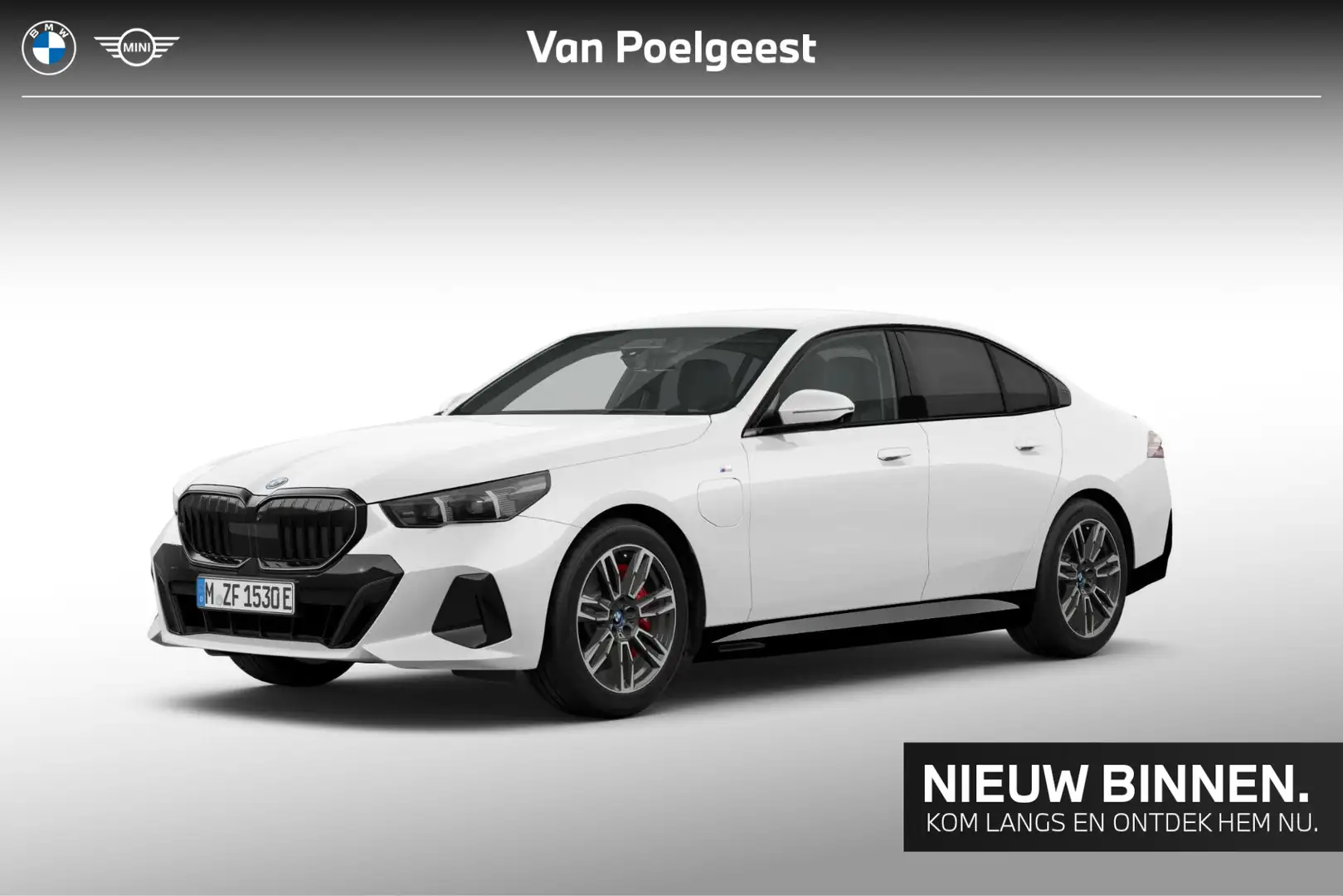 BMW 550 5 Serie Sedan 550e xDrive White - 1