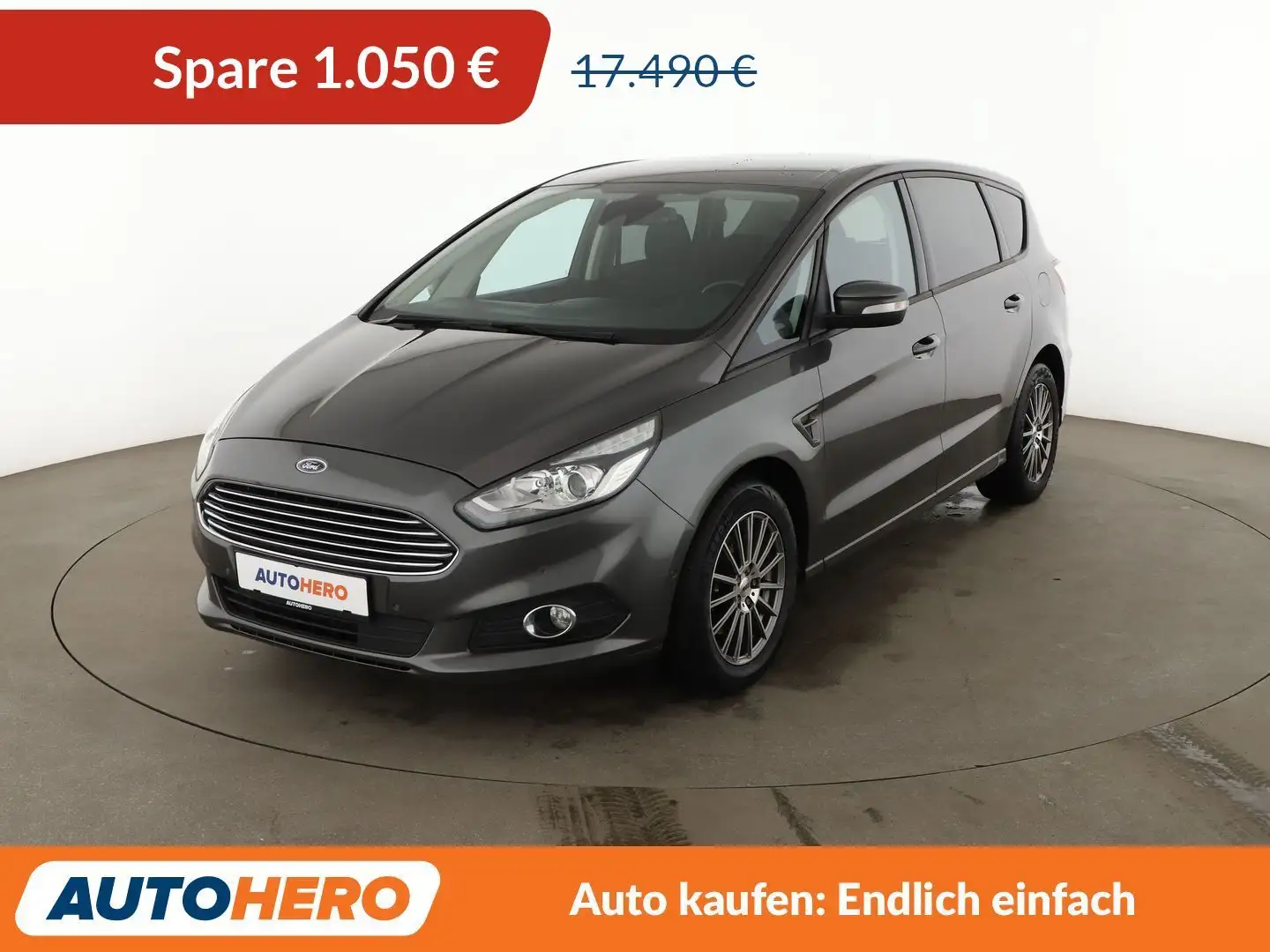 Ford S-Max 1.5 EcoBoost Business *NAVI*CAM*TEMPO*SHZ*ALU* Gris - 1