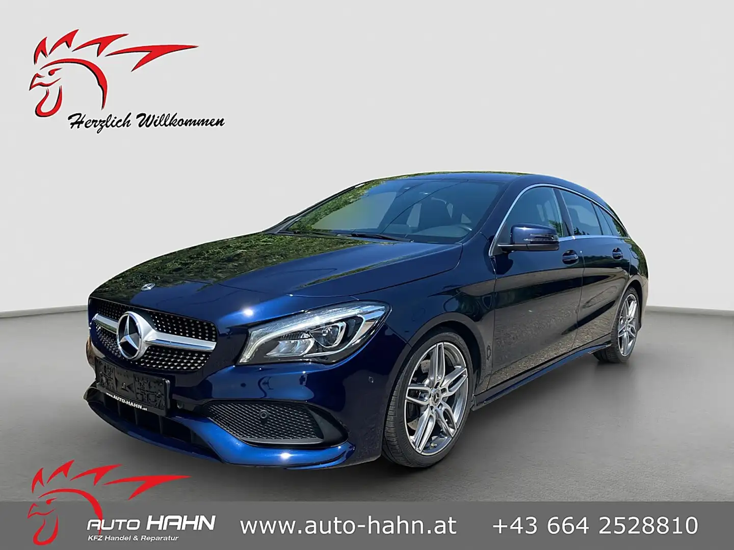Mercedes-Benz CLA 220 CDI Shooting Brake AMG Line Erstbesitz/Serviceg... Blau - 1