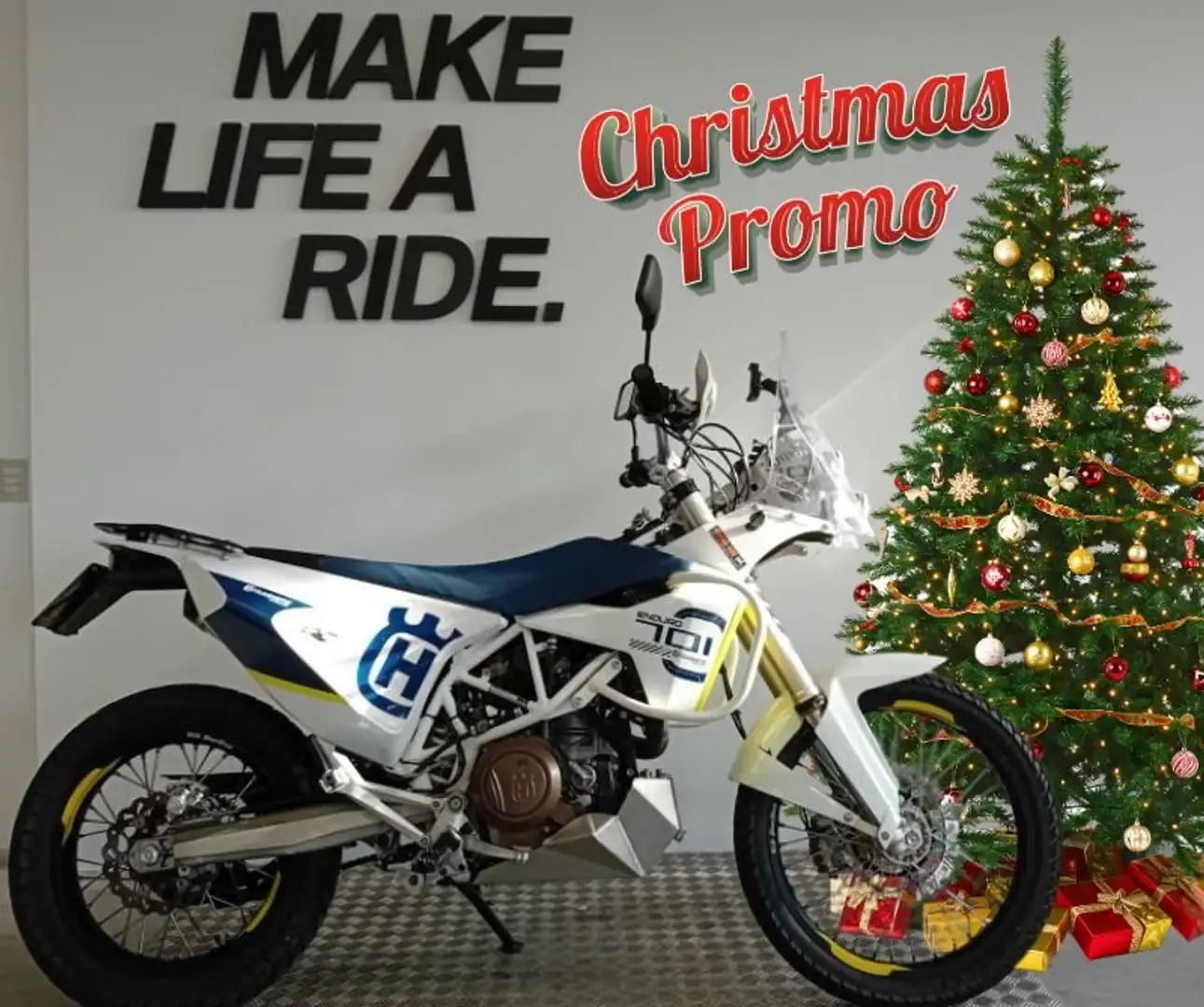 Husqvarna 701 Enduro Bílá - 1