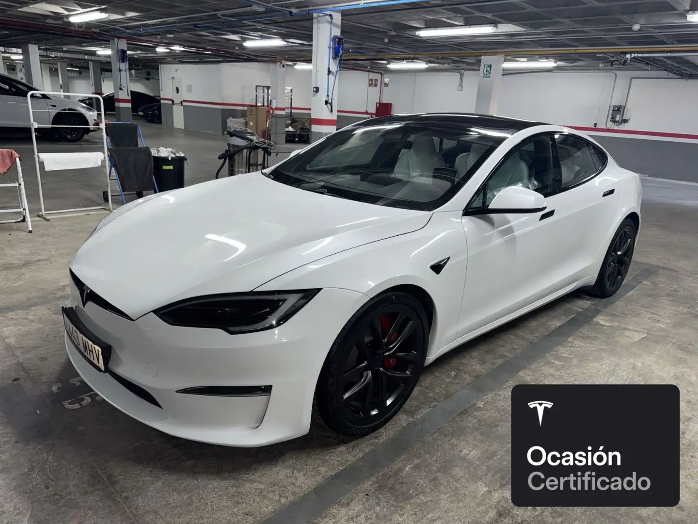 Tesla Model S Plaid Blanco - 2