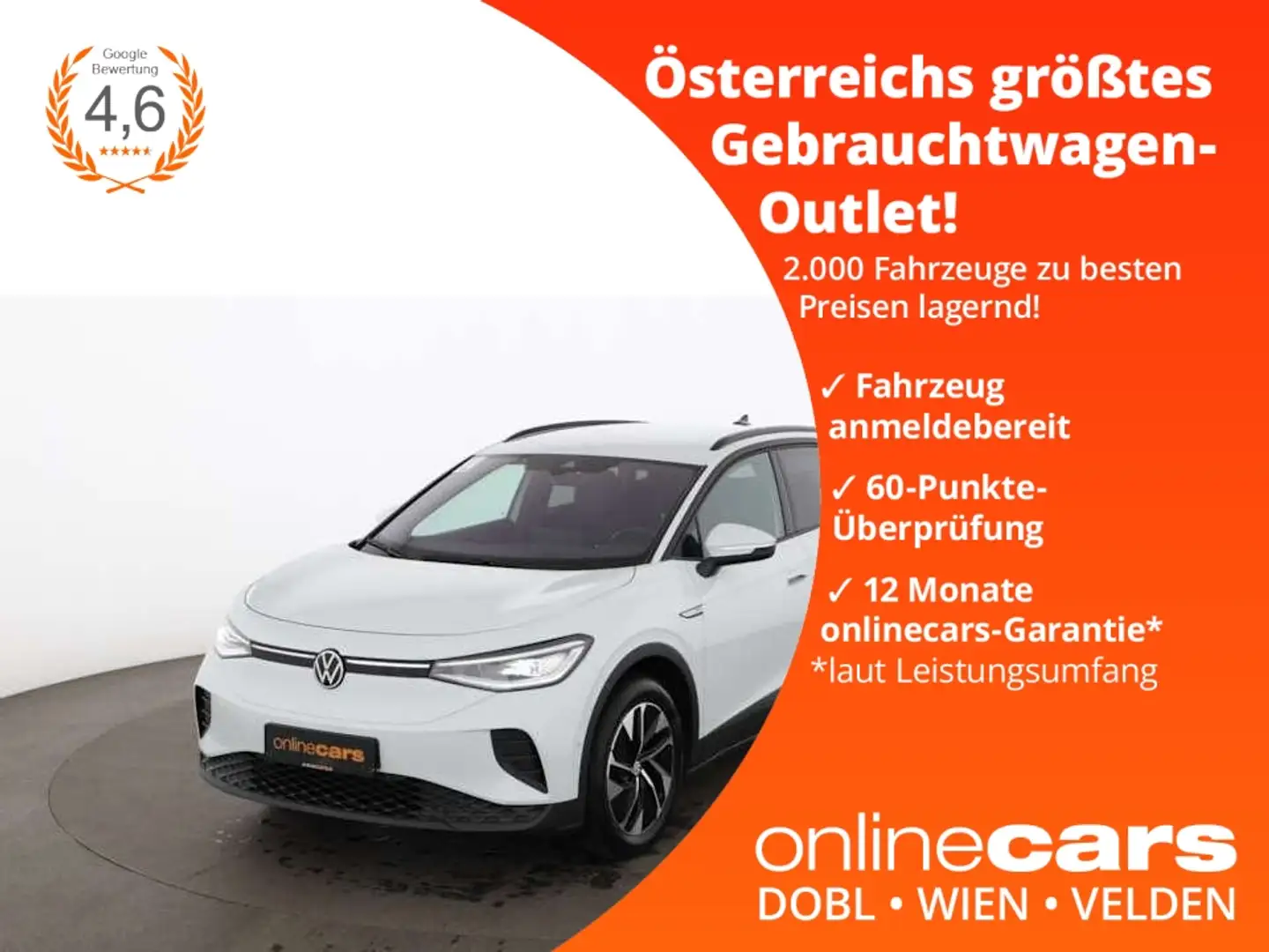 Volkswagen ID.4 Pro Performance 77kWh Aut MATRIX RADAR NAVI Blanc - 1