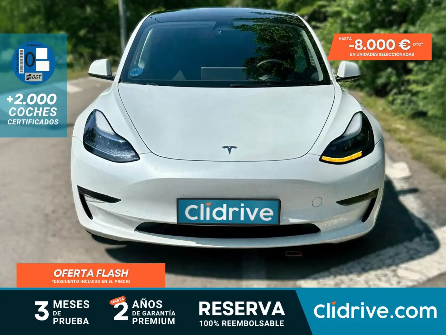 Tesla Model 3 Gran Autonomía AWD Blanco - 1