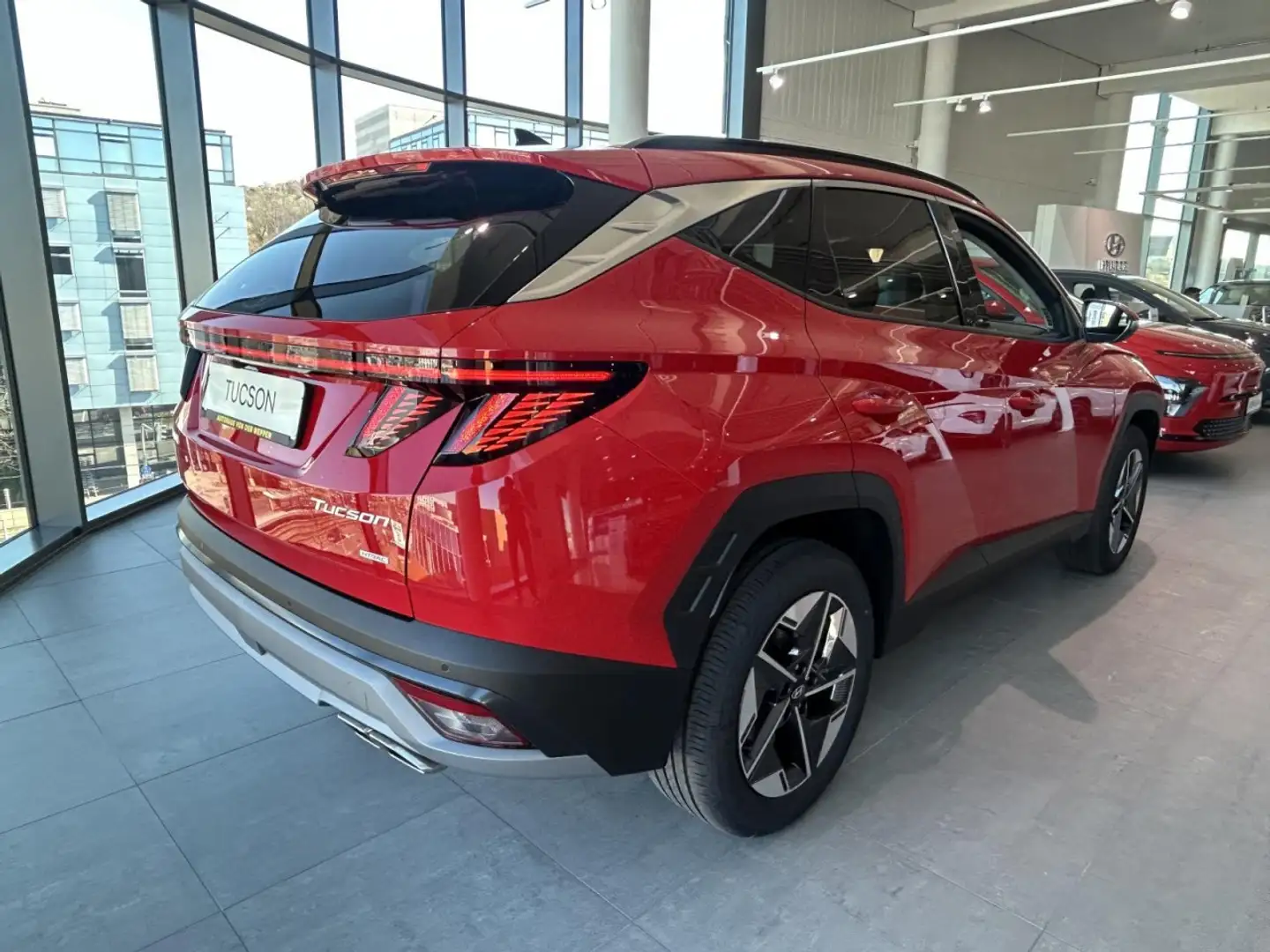 Hyundai TUCSON TREND ALLRAD MIT NAVI+EL.-HECKKLAPPE ETC! Klima Rojo - 2