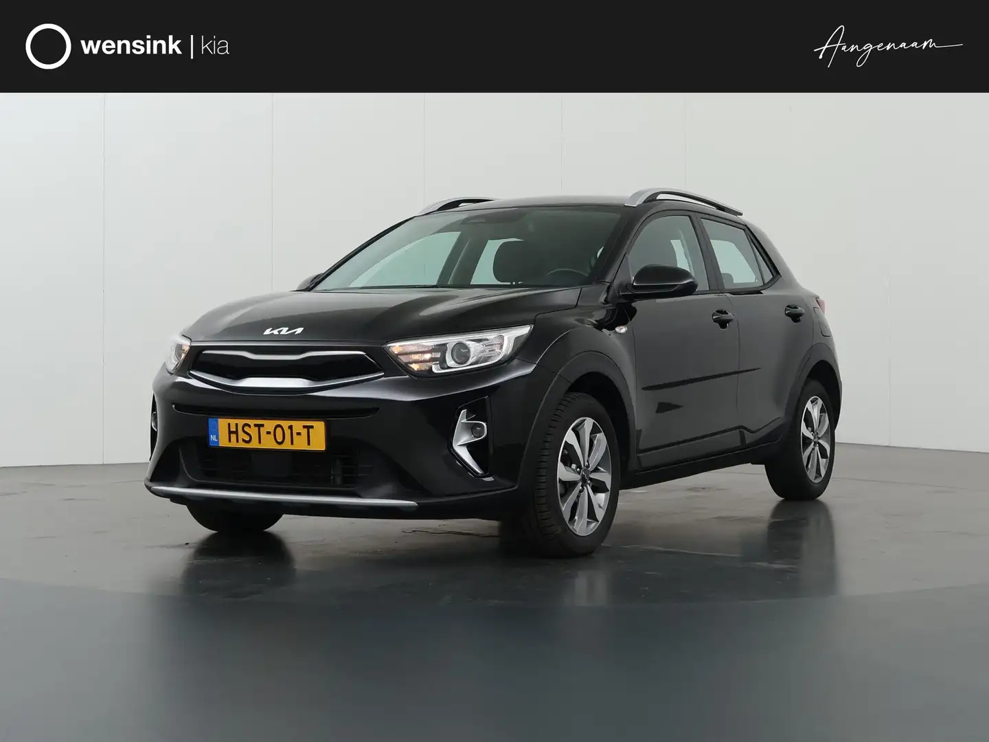 Kia Stonic 1.0 T-GDi MHEV DynamicLine | Navigatie | Parkeerca Negro - 1