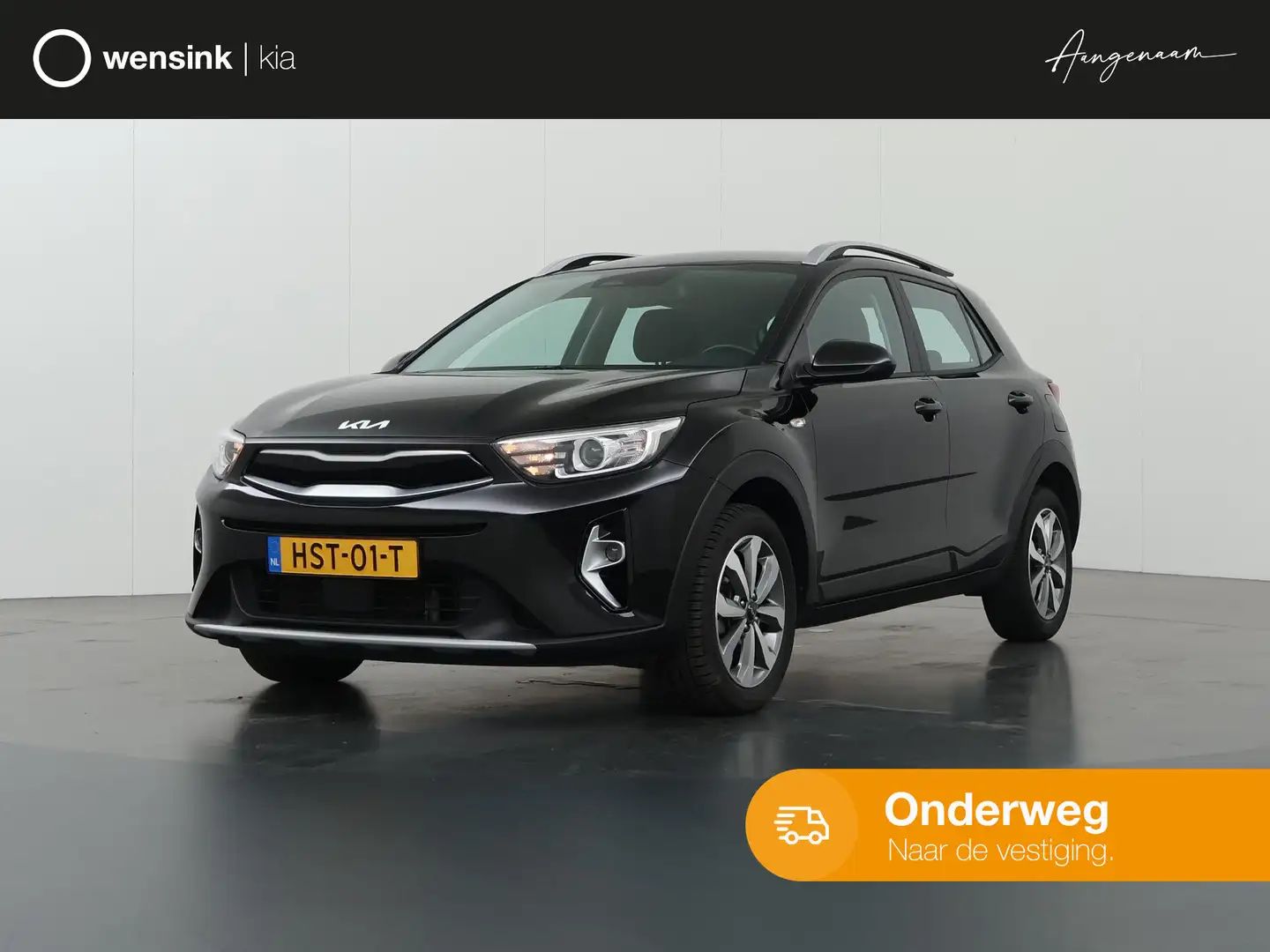 Kia Stonic 1.0 T-GDi MHEV DynamicLine | Navigatie | Parkeerca Noir - 1
