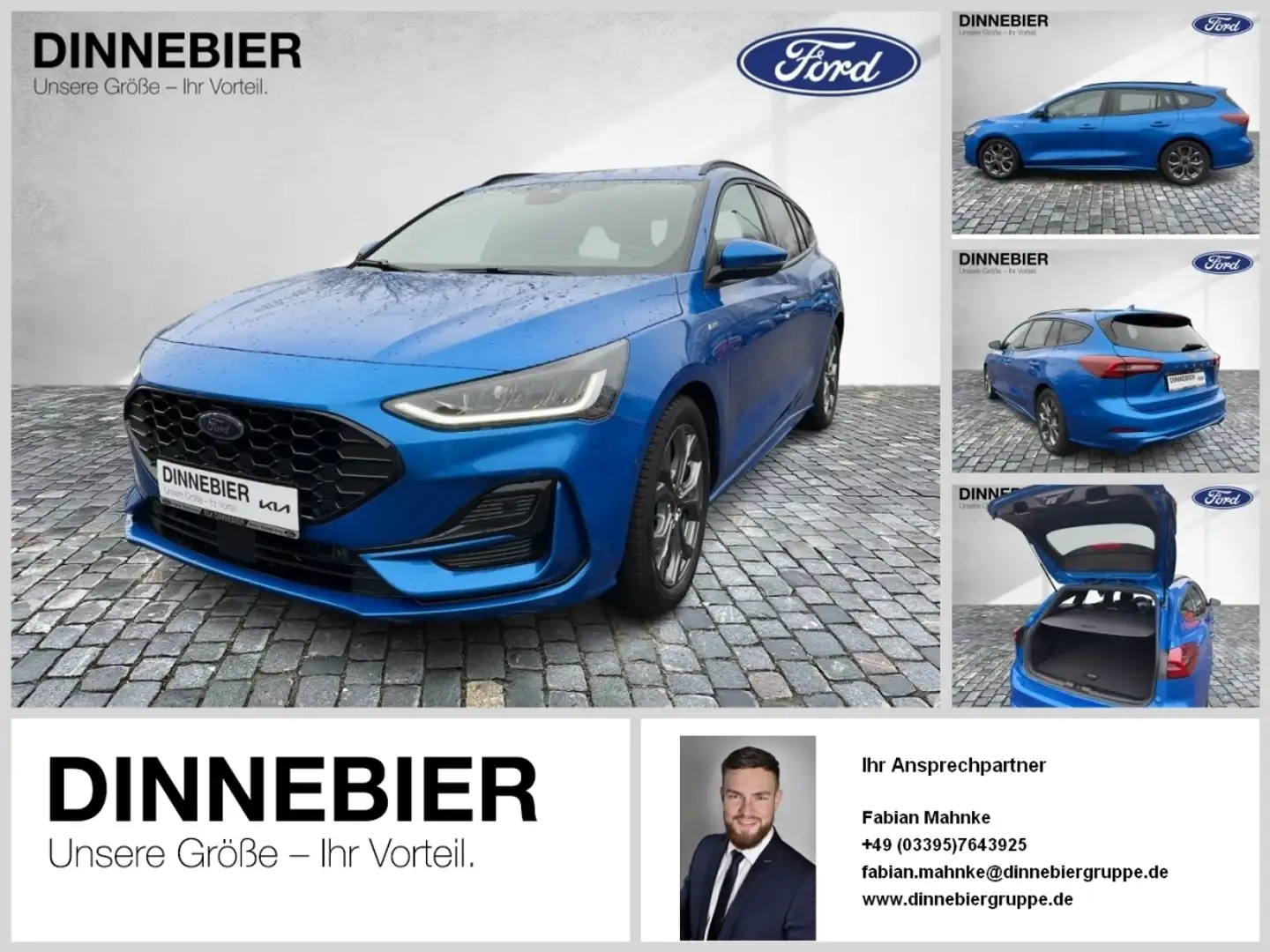 Ford Focus ST-Line X LED+Navi+Kamera+Winterpaket Bleu - 1