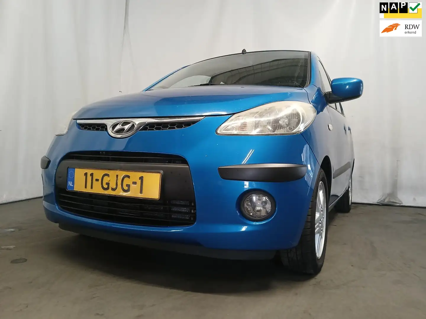 Hyundai i10 1.1 i-Catcher SCHADEAUTO!! Blauw - 1