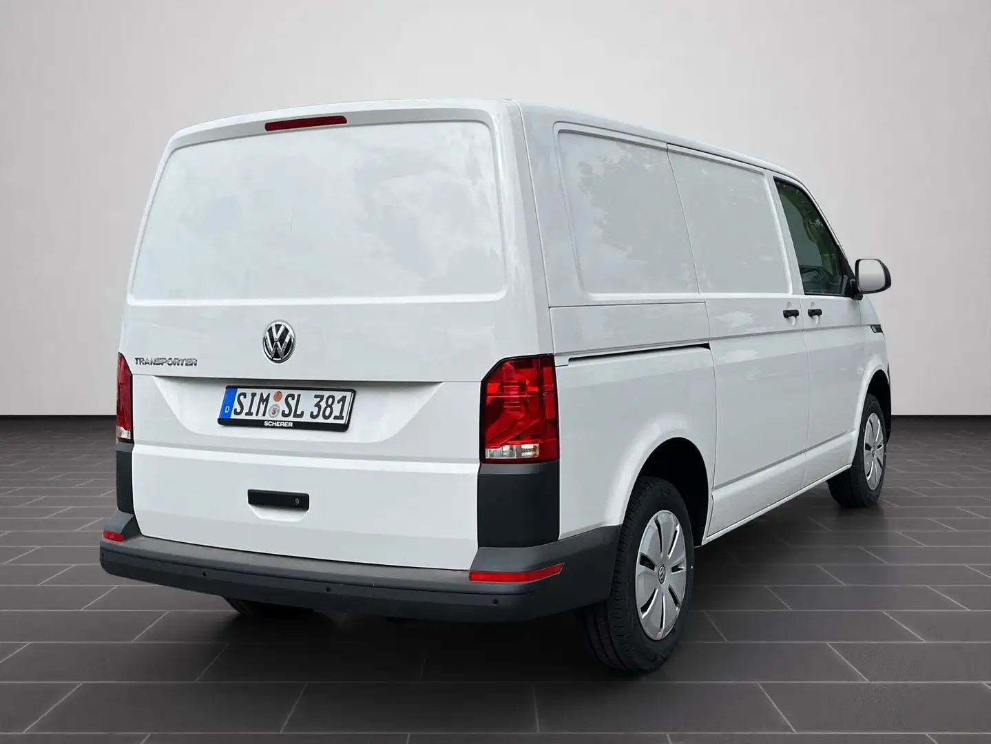 Volkswagen T6.1 Transporter T6.1 Kasten 2.0 TDI Klima+PDCh+DAB Weiß - 2