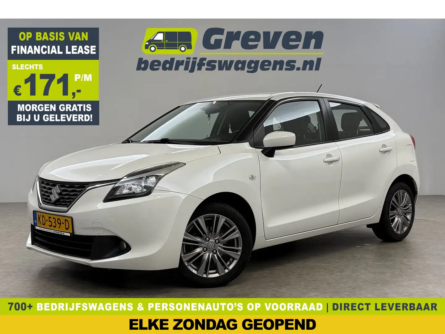 Suzuki Baleno 1.2 Exclusive Airco Cruise LED Parelmoer 16"LMV St Wit - 1