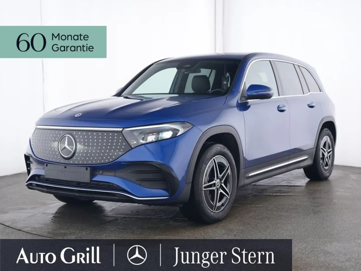 Mercedes-Benz EQB 300 4M AMG Distronic AHK VZA Bonus AppleCp Bleu - 1