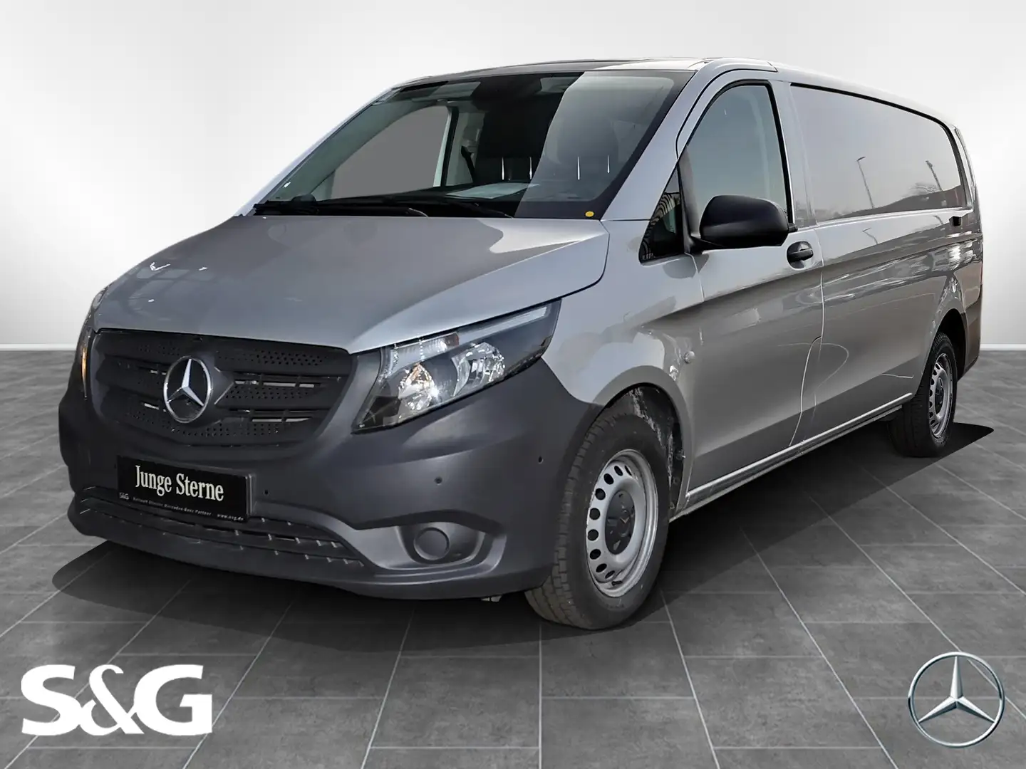 Mercedes-Benz Vito 116 CDI Kasten EXTRALANG KAMERA 360° NAVI Argent - 1