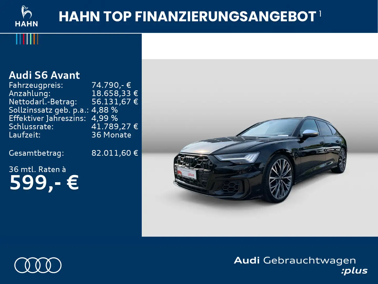 Audi S6 TDI quattro tiptr Matrix Stand B&O Pano Schwarz - 2