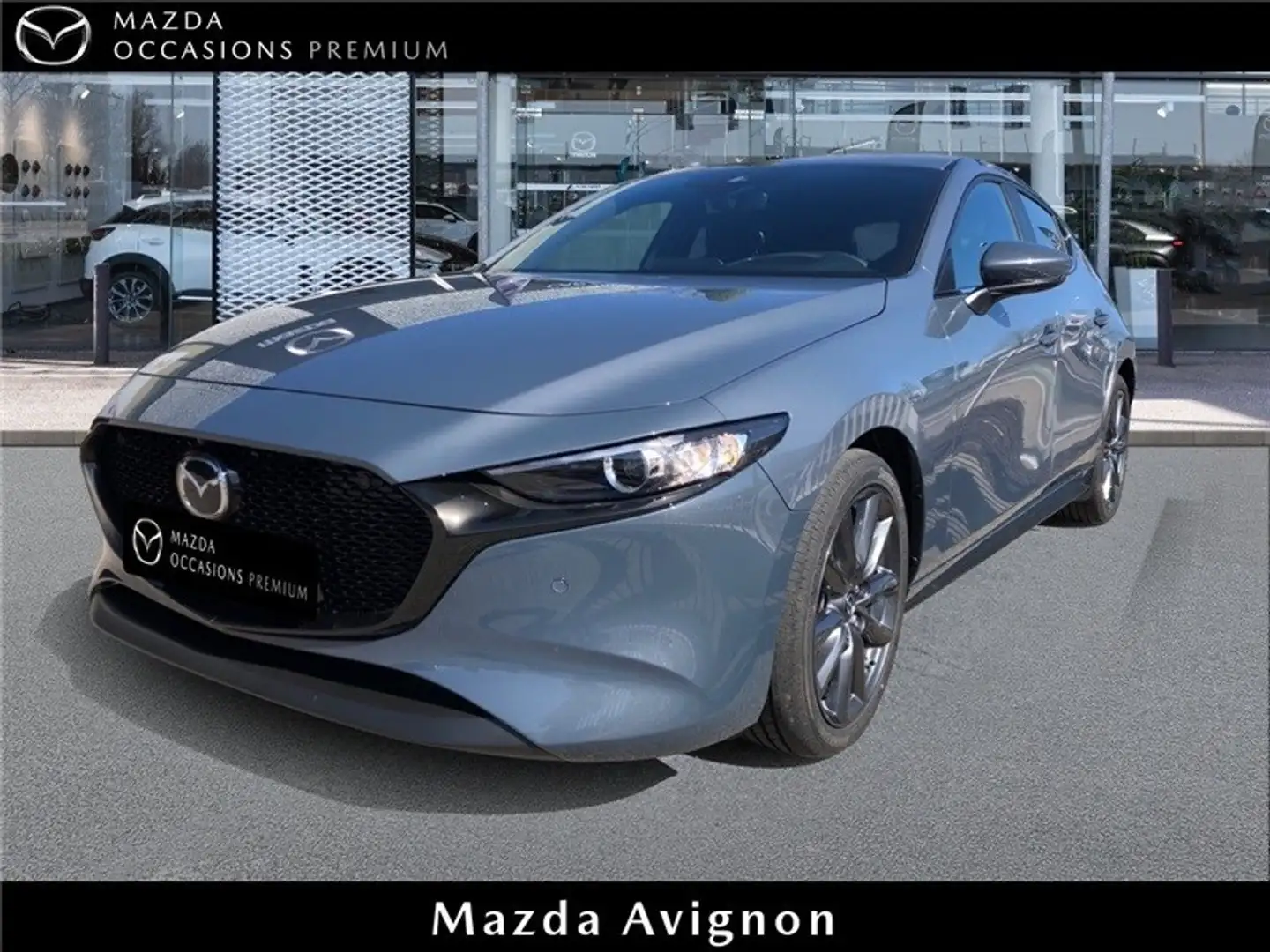 Mazda 3 Mazda3 5 portes 2.0L e-SKYACTIV-G M Hybrid 122 ch Grijs - 1