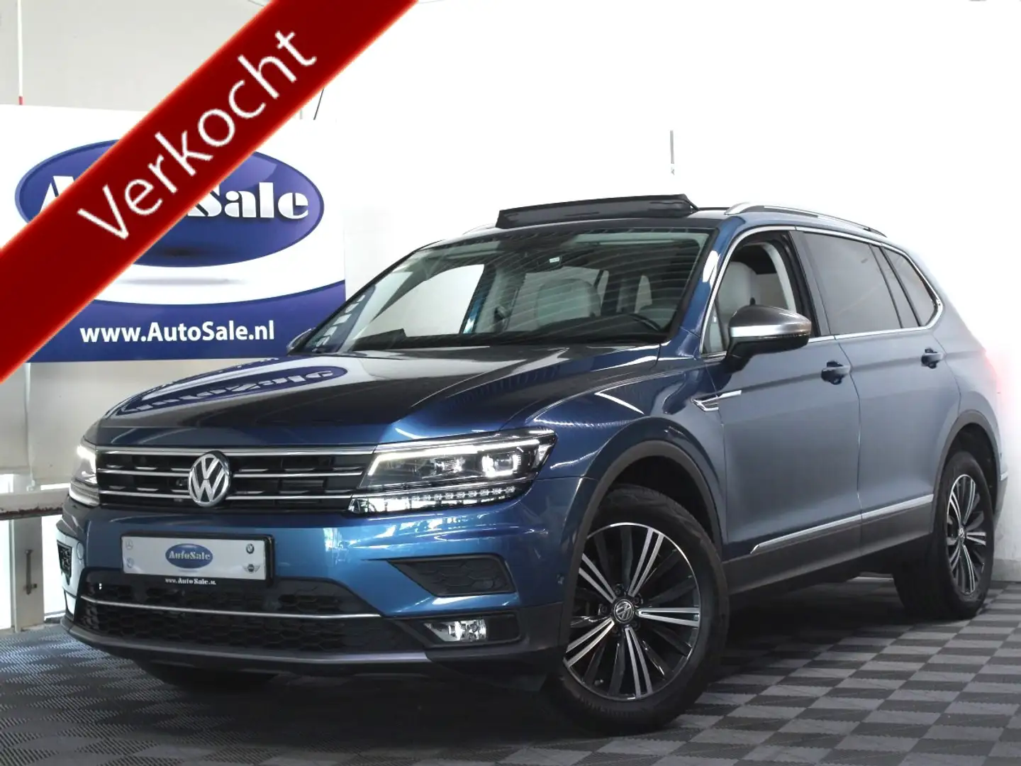 Volkswagen Tiguan Allspace 1.4 TSI Highline 7p. DSG VIRTUAL PANO CARPLAY STOE Blauw - 1