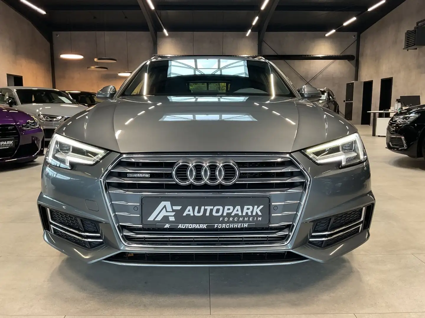 Audi A4 Av 3.0TDI qu 3x S line LED Navi Standh Pano Grau - 2